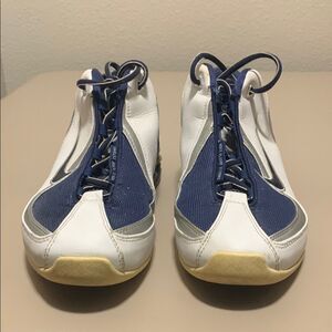 Navy and White Athletic Sneakers
